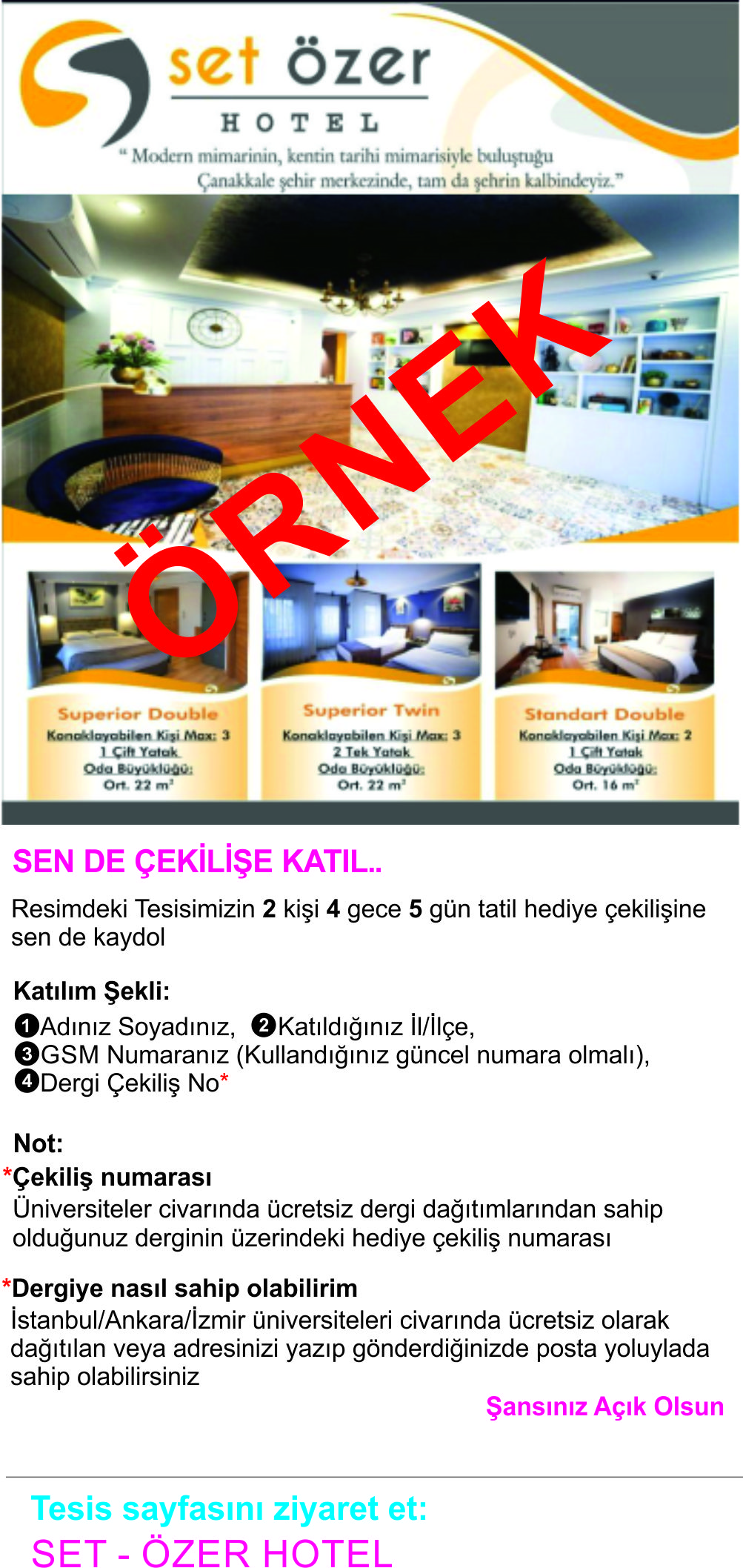 2 Kişilik 4 Gece 5 Gün Tatil 