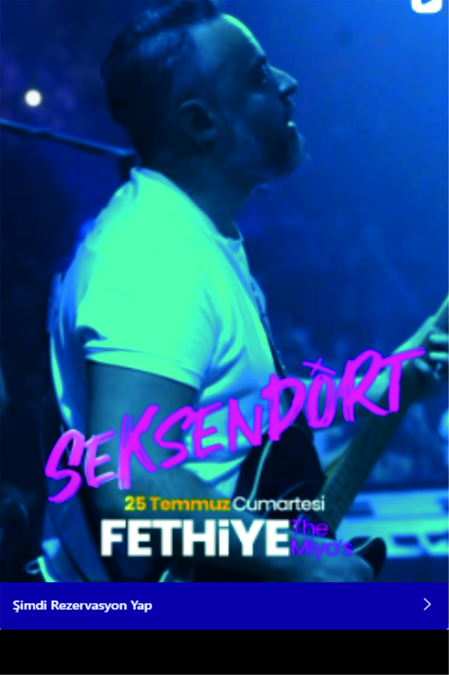 🎸 Grup 84 Fethiye Konseri 